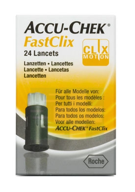 Accu Chek Controllo Glicemia FastClix 24 Lancette